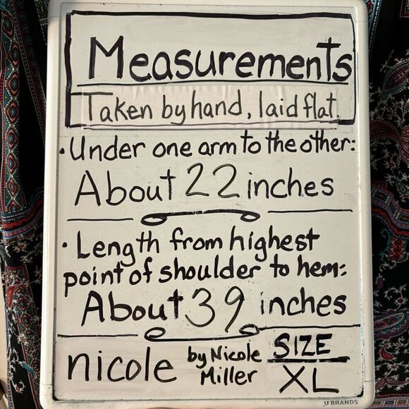 Nicole by Nicole Miller ring keyhole neck placed print bright on black sleeveles - Picture 14 of 14